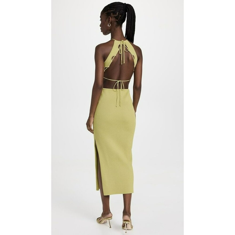 Significant Other Pistachio Green Knit Midi Dress Spring Revolve Australian - Picture 4 of 15